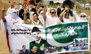 Protest against killings women protesting against killings in Karachi