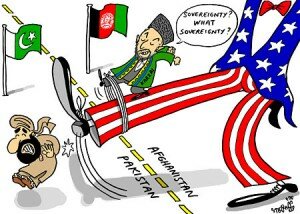 Karzai tied to the feet of the US cartoon Karzai is free to take decisions