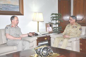 Sir David Richards with Chairman Joint Chief Pakistan