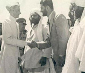 Akbar Bugti meeting Mr Jinnah founding father of Pakistan Nawab Akbar Bugti receiving M A Jinnah, founding father of Pakistan