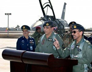 jacobabad_airbase Air Chief Marshal Rao and General Kayani